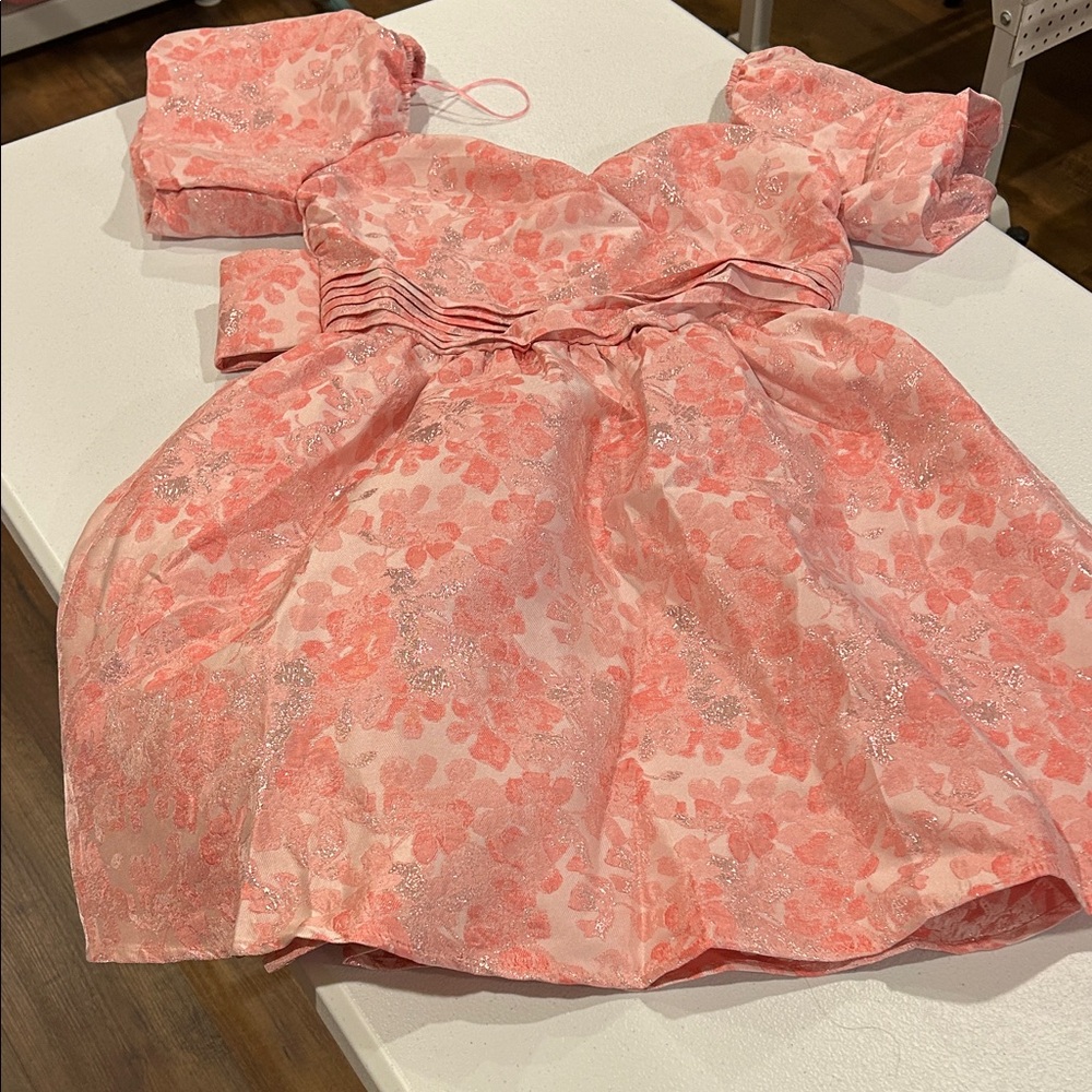 Meet Me in Santorini Floral Pink Women’s Dress